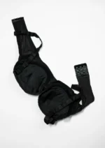 Black Women's Demi Cup Microfibre Bra with Adjustable Straps - Image 4